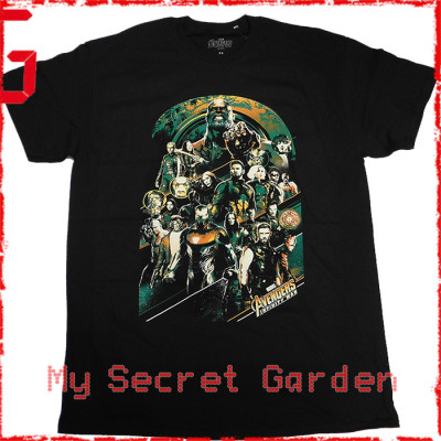 Avengers: Infinity War - Avengers Team Official Marvel Comics T Shirt ( Men M ) ***READY TO SHIP from Hong Kong***